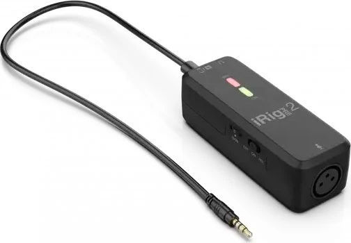 Ik Multimedia I Multimedia IK iRig PRE 2 – garso sąsajos iOS/Android/DSLR
