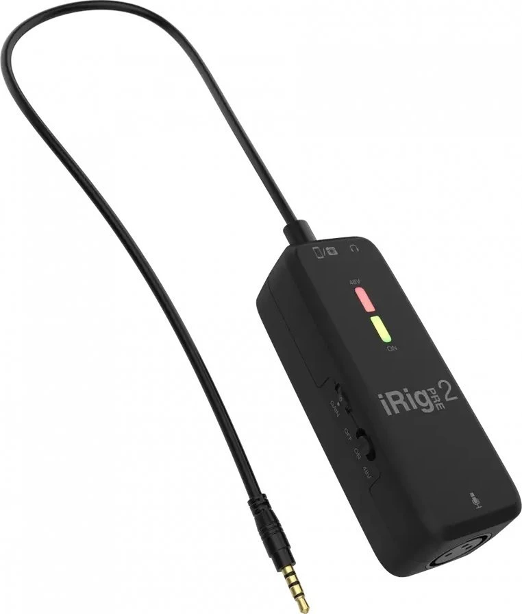 Ik Multimedia I Multimedia IK iRig PRE 2 – garso sąsajos iOS/Android/DSLR