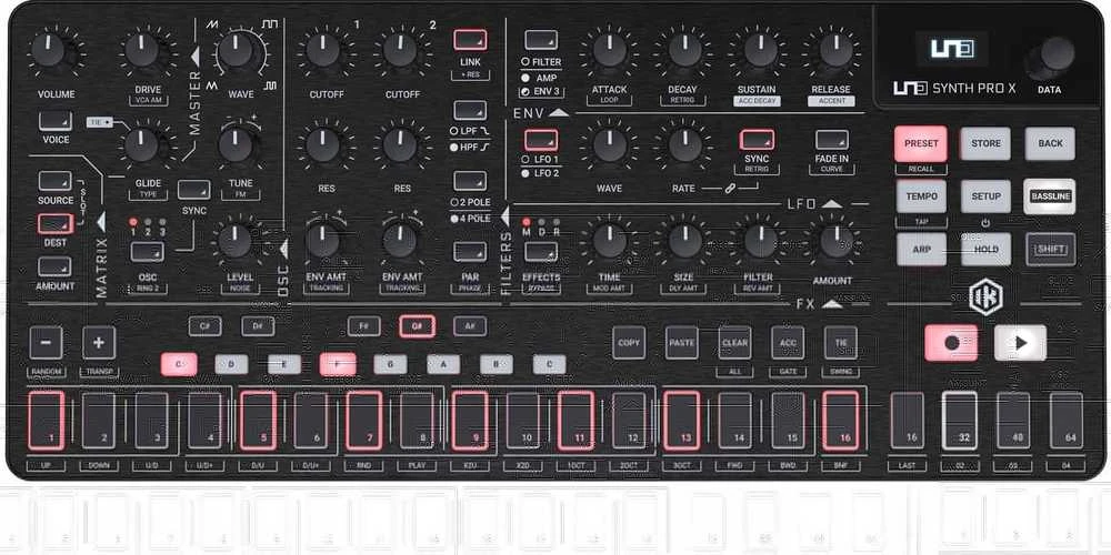 IK Multimedia Uno Synth Pro X - analoginis sintezatorius