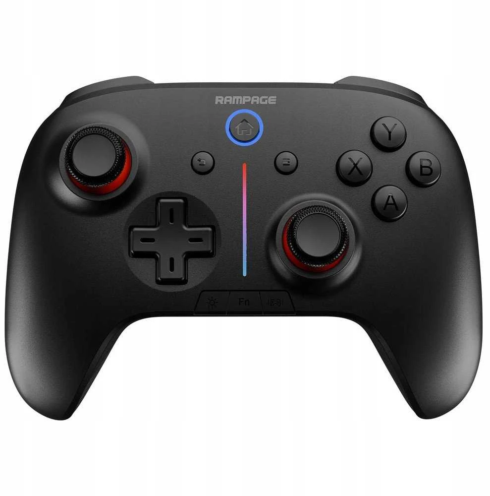 Rampage Hydra Pro Pad ausinės RGB 2.4G, juodas, magnetiniai paleidikliai