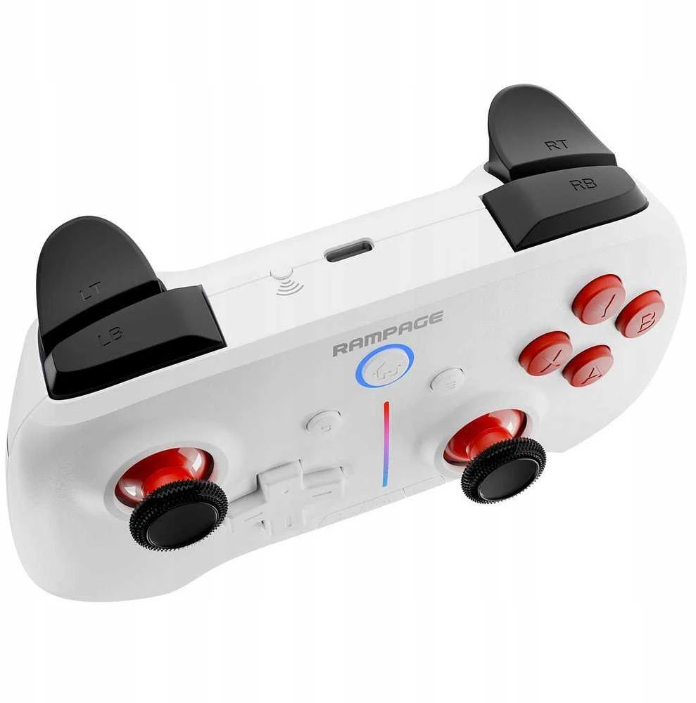 „Rampage Hydra Pro Pad“ kilimėlis RGB 2.4G, magnetiniai paleidikliai su Balta įkrovimo stotele