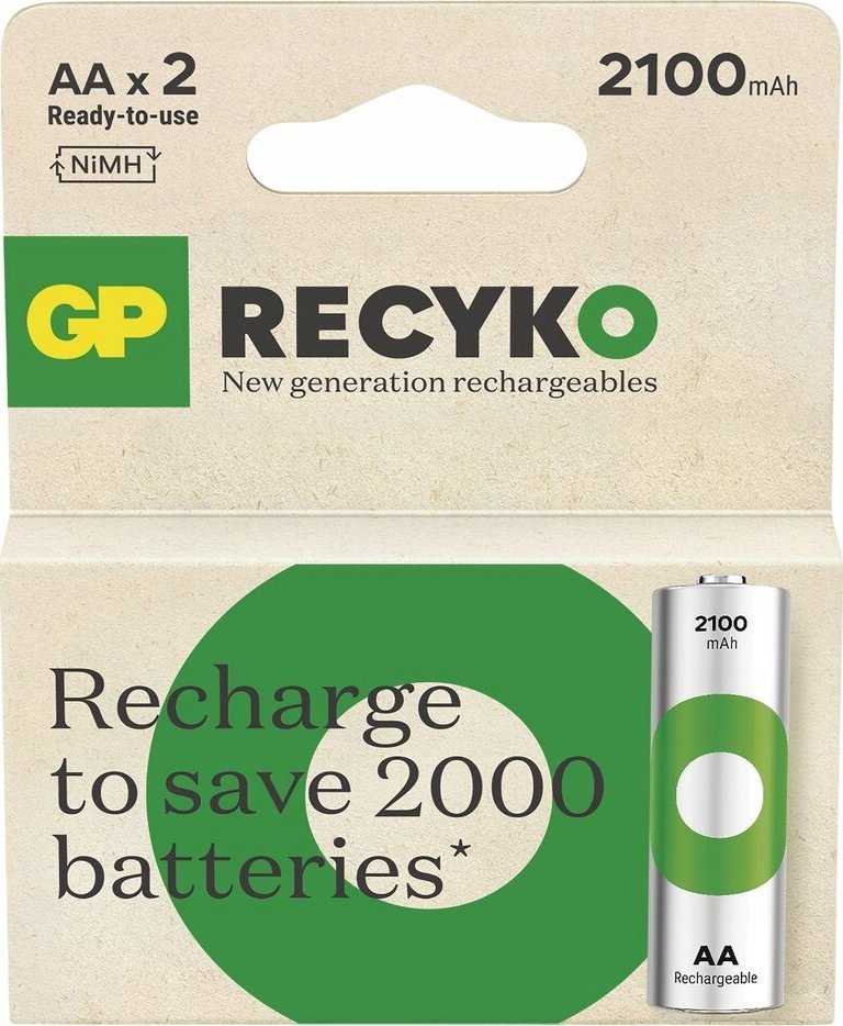 GP Akumuliatorius ReCyko AA / R6 2100mAh 2 vnt.