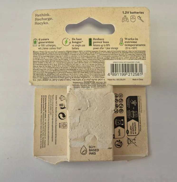 GP Akumuliatorius ReCyko AA / R6 2100mAh 2 vnt.