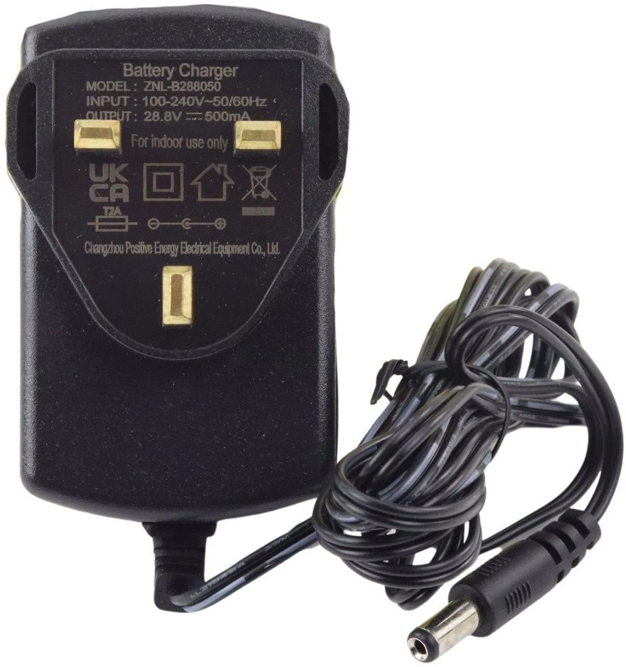 Lean Toys Įkroviklis 28,8 V 500MA angliškas lizdas