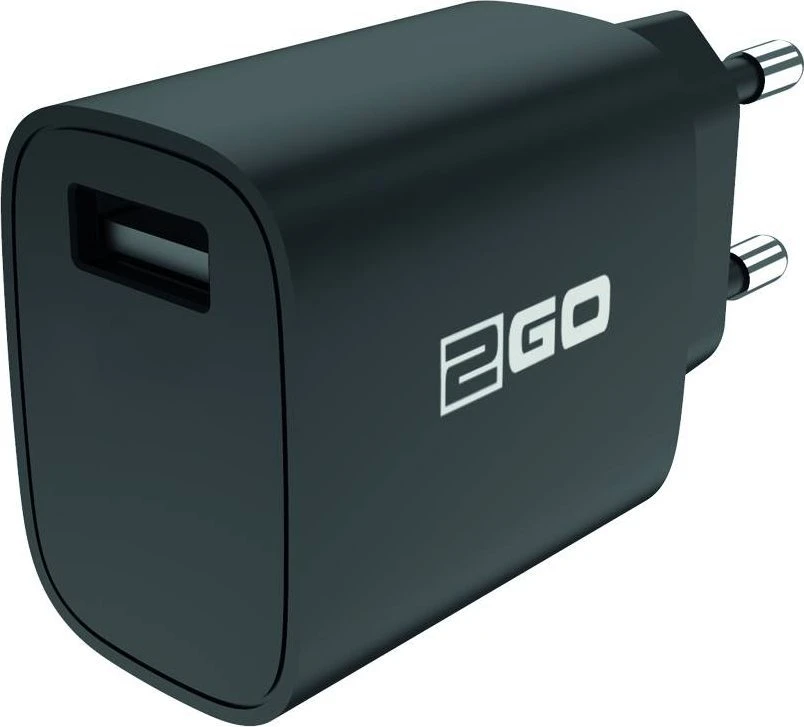 Įkroviklis 2GO 1x USB-A Juodas (797271)