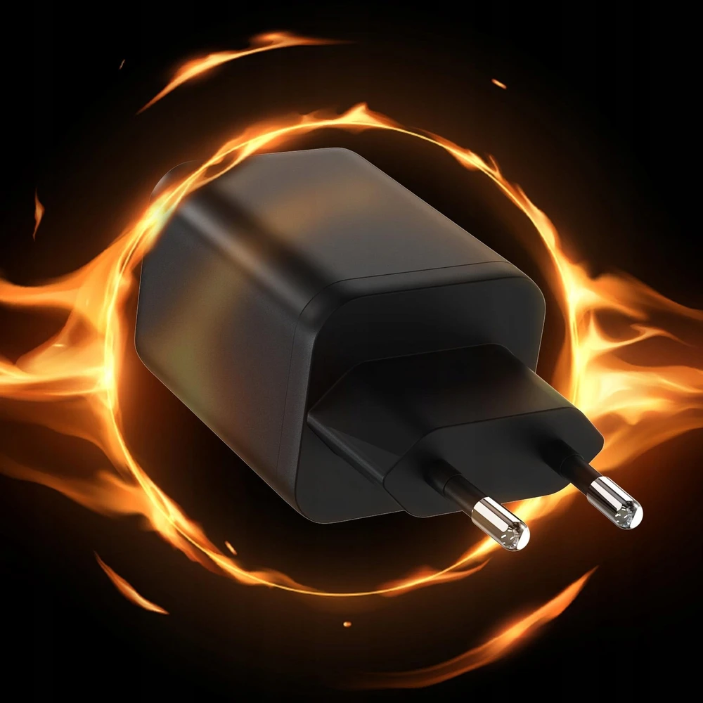 3mk Hyper Charger PD 45W GaN AVS QC4+ PPS AFC FCP DCP 2C Juodas