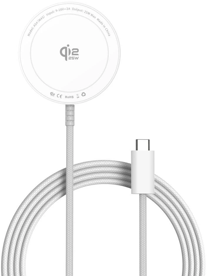 Tech-Protect A54 MagSafe 25W QI2.2 belaidis įkroviklis - Baltas