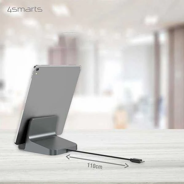 4smarts docking station planšetiniams kompiuteriams VoltDock USB-C 60W Gunmetal 462261
