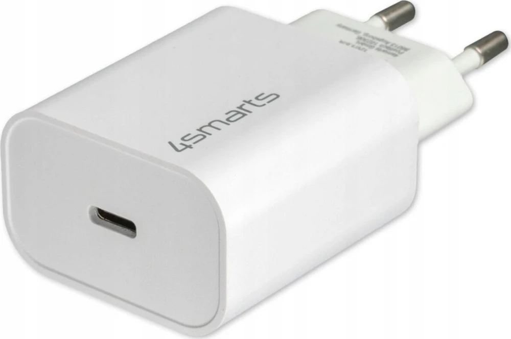 4Smarts sieninis įkroviklis (be laido) VoltPlug PD 20W, baltas