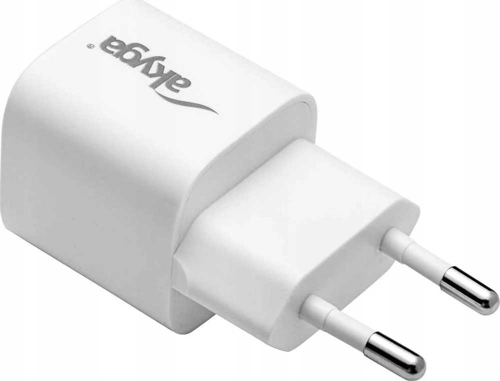 AKYGA WALL CHARGER 25W USB C GAN PD Baltas AK-CH-22
