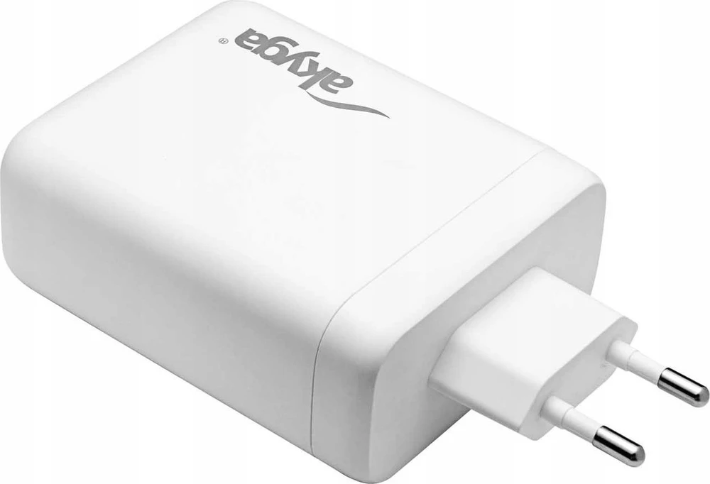 Įkroviklis jungiama į tinklą Akyga AK-CH-24 140W 3x USB-C + USB-A PD GaN 5-28V / 1.5-5A balta