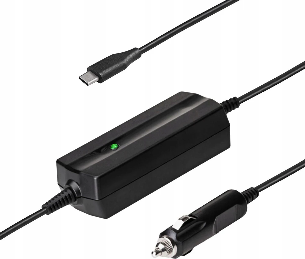 Automobilinis nešiojamojo kompiuterio pakrovėjas Akyga AK-ND-83 (5-20V / 3-3.25A 65W) USB Type C 1.8m Power Delivery
