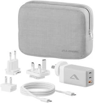 Alogic 3x67 greito galingumo 67 W kelioninis įkroviklis, skirtas įvairioms šalims