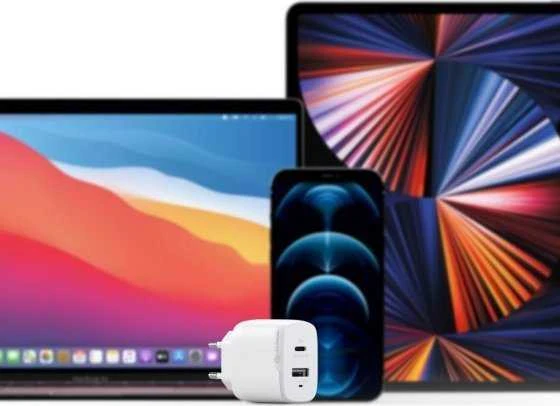Įkroviklis Alogic Alogic Įkrovimo adapteris USB-C 2x32W baltas