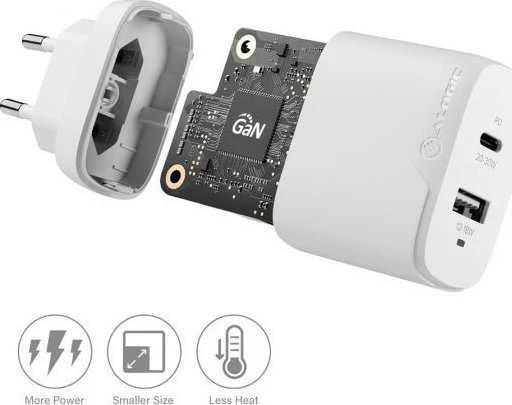 Įkroviklis Alogic Alogic Įkrovimo adapteris USB-C 2x32W baltas