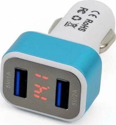 Amio Automobilinis telefono kroviklis Test-04 2xUSB 12/24V