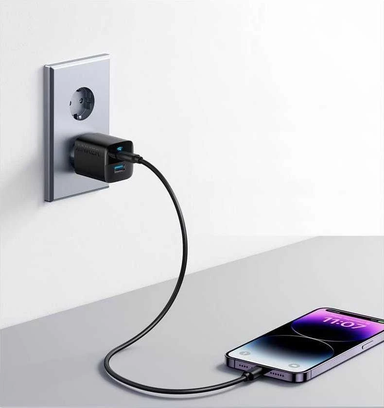 "Anker" įkroviklis 323 33W 1x USB-A 1x USB-C