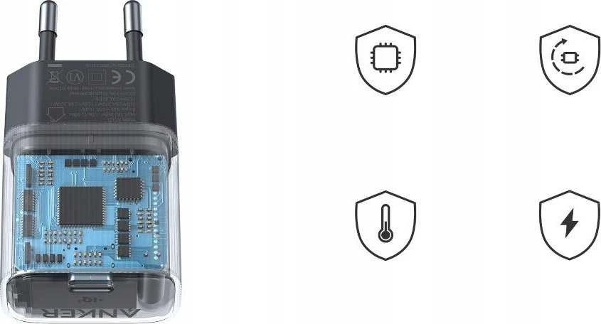 Anker 511 Nano 4 sieninis įkroviklis 30W 1C | A2337G11 | USB-C
