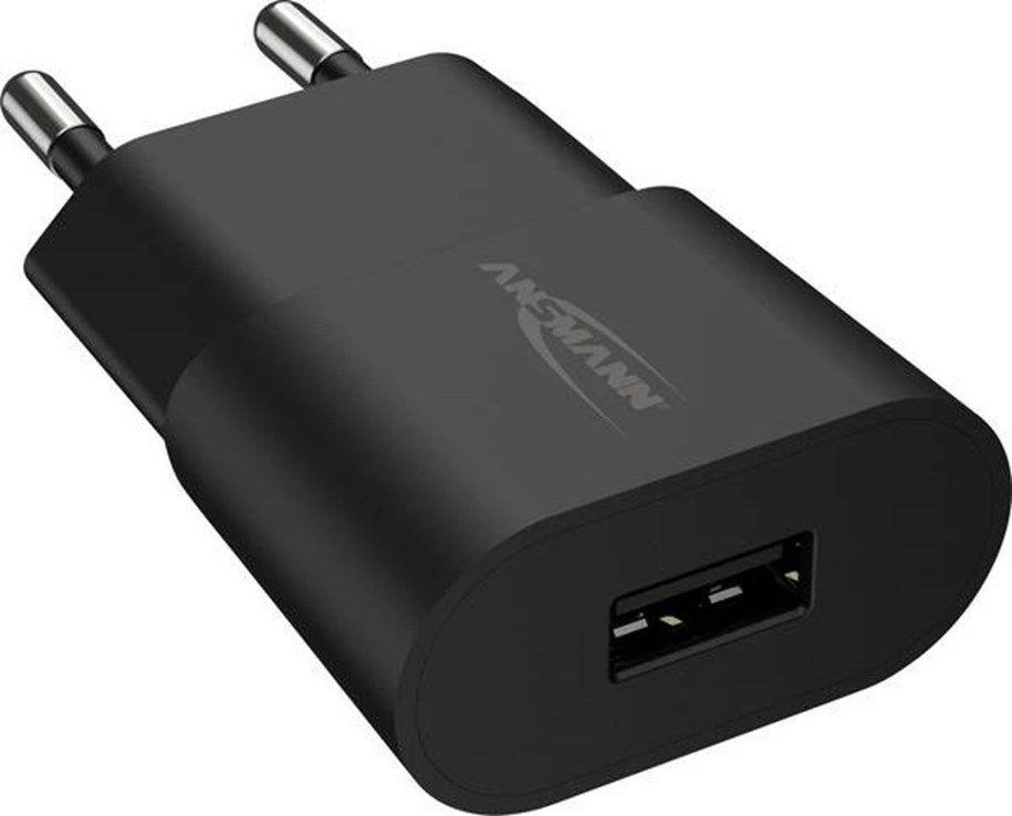 Ansmann namų įkroviklis HC105 1xUSB 1000mA juodas