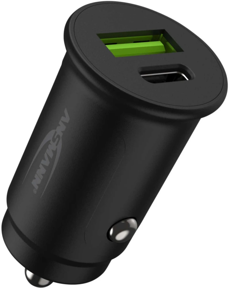Įkroviklis Ansmann Ansmann CC230PD, Auto, Cigar lighter, 20 V, 3 A, Juodas