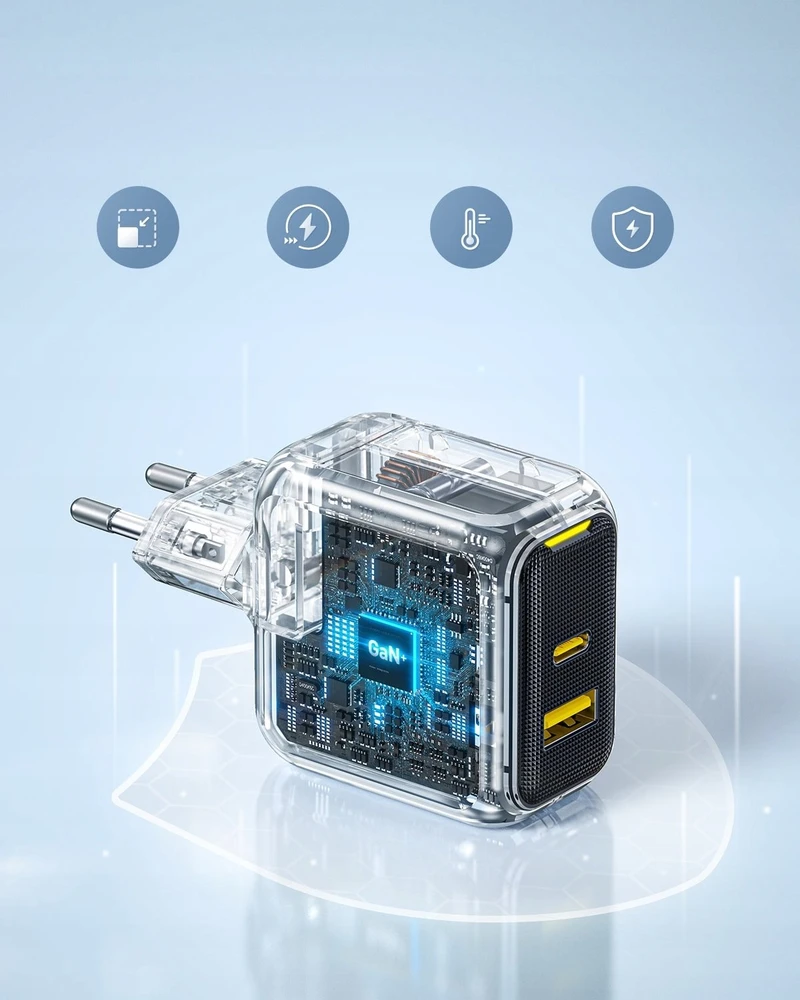 AOHi Magcube PD 67W 1x USB-C, 1x USB-A