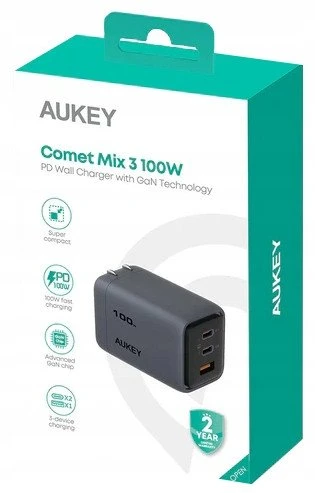 AUKEY PA-C5 pilka 100W
