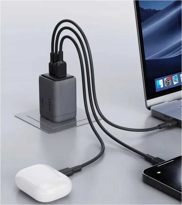 AUKEY PA-C5 pilka 100W