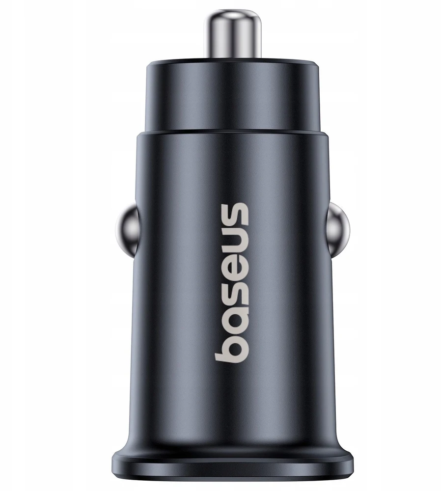 Baseus Automobilinis įkroviklis GoTrip 30W 12-24V USB-A + USB-C QC PD, juodas