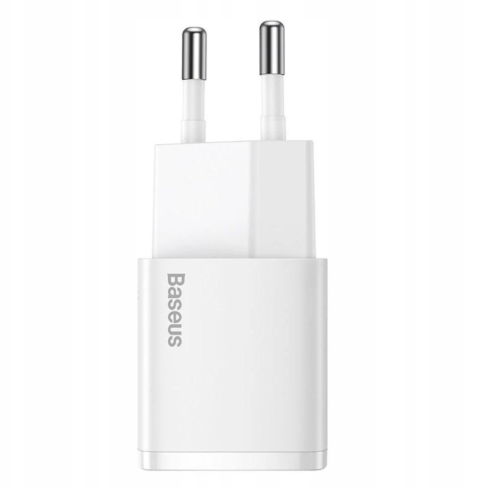 Įkroviklis jungiama į tinklą Baseus Cube 20W PD USB-C - balta