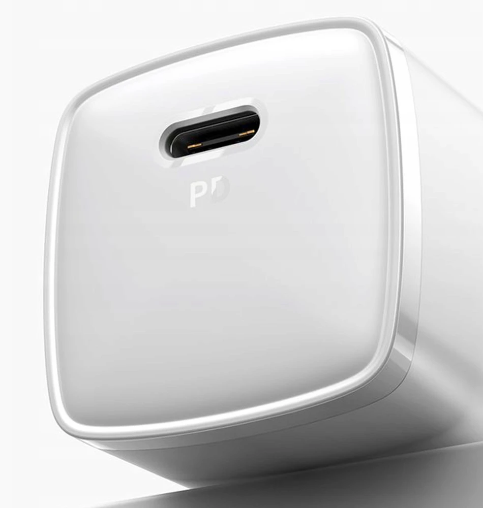 Įkroviklis jungiama į tinklą Baseus Cube 20W PD USB-C - balta
