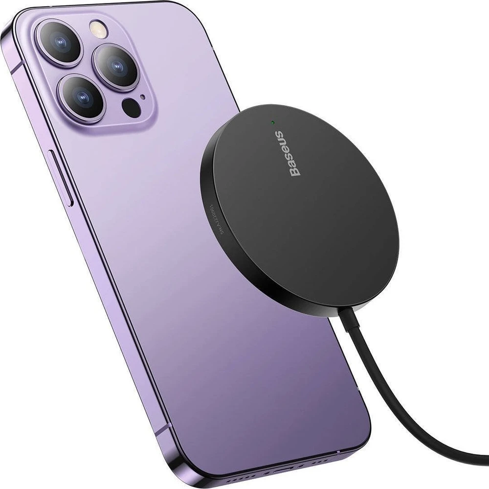 Baseus Simple Mini3 magnetinis belaidis įkroviklis 15 W (Bla