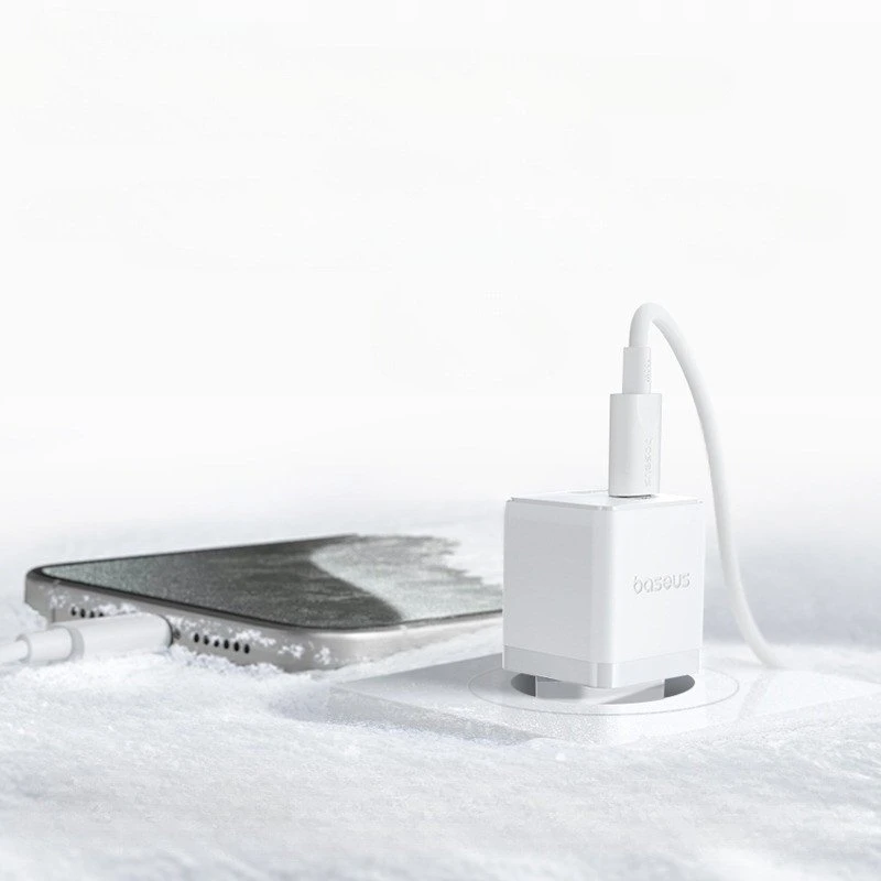 Baseus Palm 30W USB-C USB-A - balta