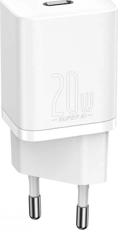 Baseus Super Si greitas įkroviklis 1C 20W - Baltas