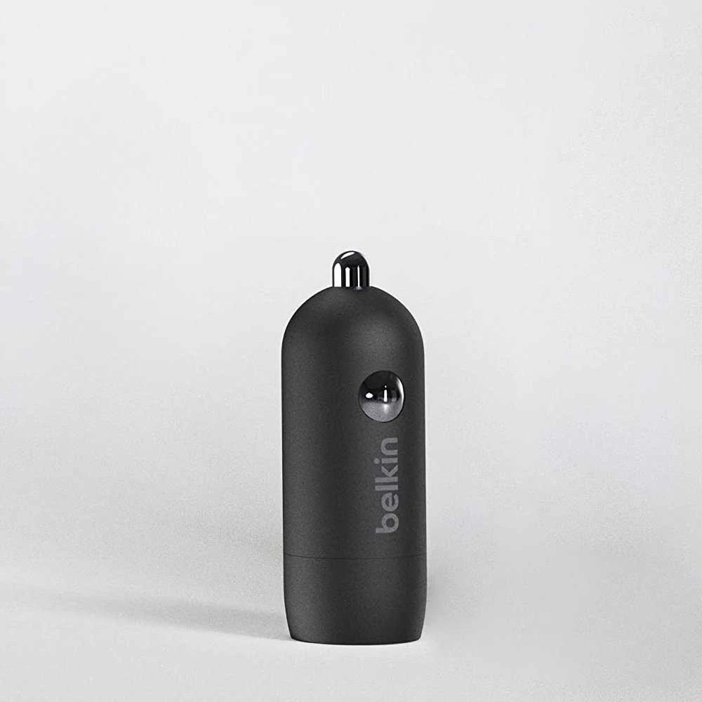 Belkin 30W USB-C, PD, PPS, juoda + kabelis Lightning