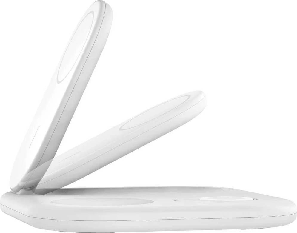 Belkin BoostCharge Headphones, Išmanusis telefonas, Išmanusis laikrodis Baltas USB Wireless charging Fast charging Indoor