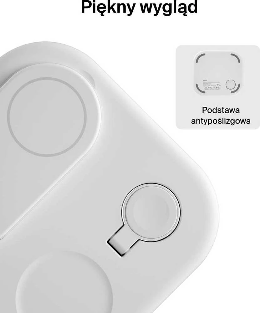 Belkin BoostCharge Headphones, Išmanusis telefonas, Išmanusis laikrodis Baltas USB Wireless charging Fast charging Indoor