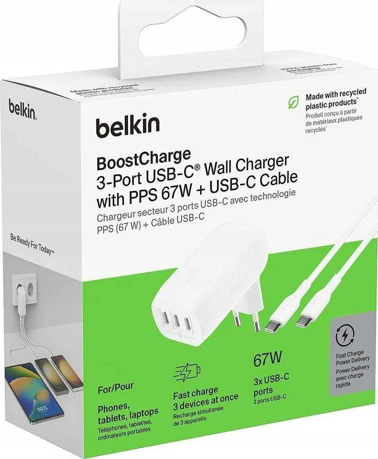 Universalus Įkroviklis - Belkin BoostCharge Universal, Baltas