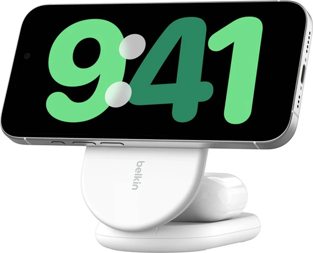 Belkin MagSafe Qi2 15 W balta su adapteriu 36 W