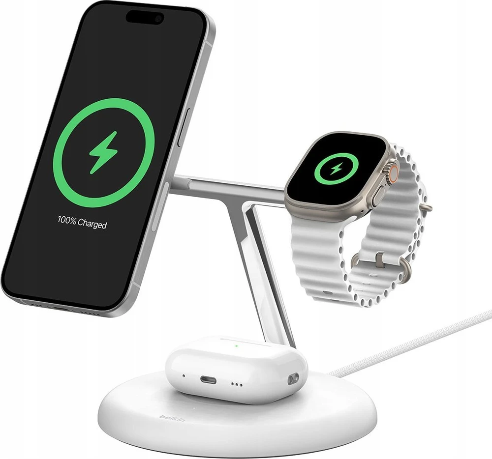 Belkin BOOST CHARGE PRO MagSafe balta