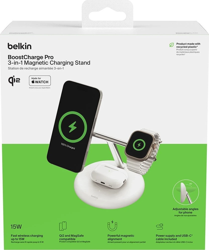 Belkin BOOST CHARGE PRO MagSafe balta