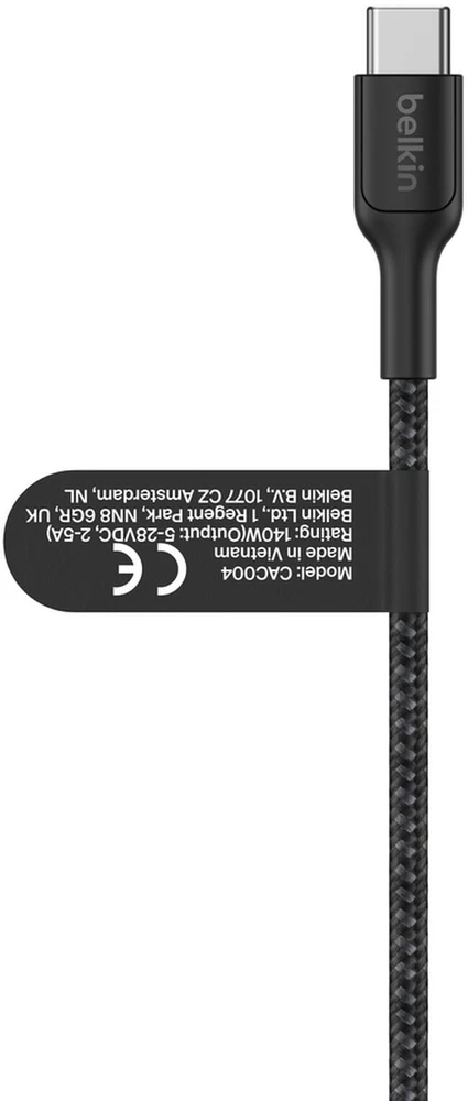 Belkin BOOSTCHARGE Pro 140W 1,5 m USB-C laidas, juodas CAC004hq1.5MBK