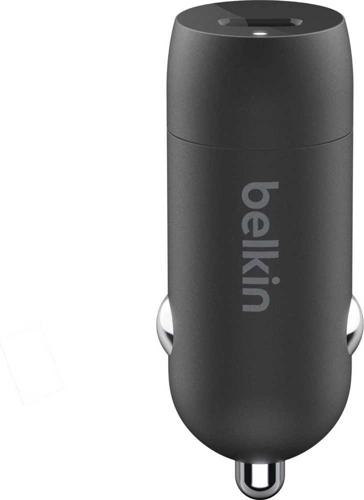 Belkin 30W USB-C, PD, PPS, juoda + kabelis USB-C