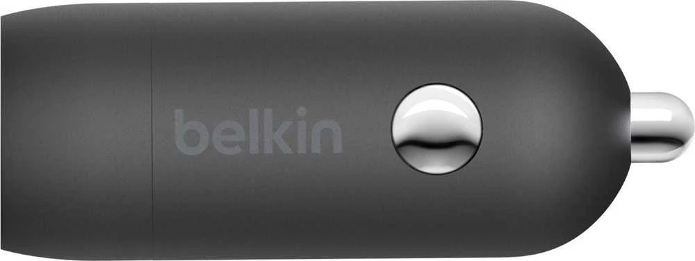 Belkin 30W USB-C, PD, PPS, juoda + kabelis USB-C