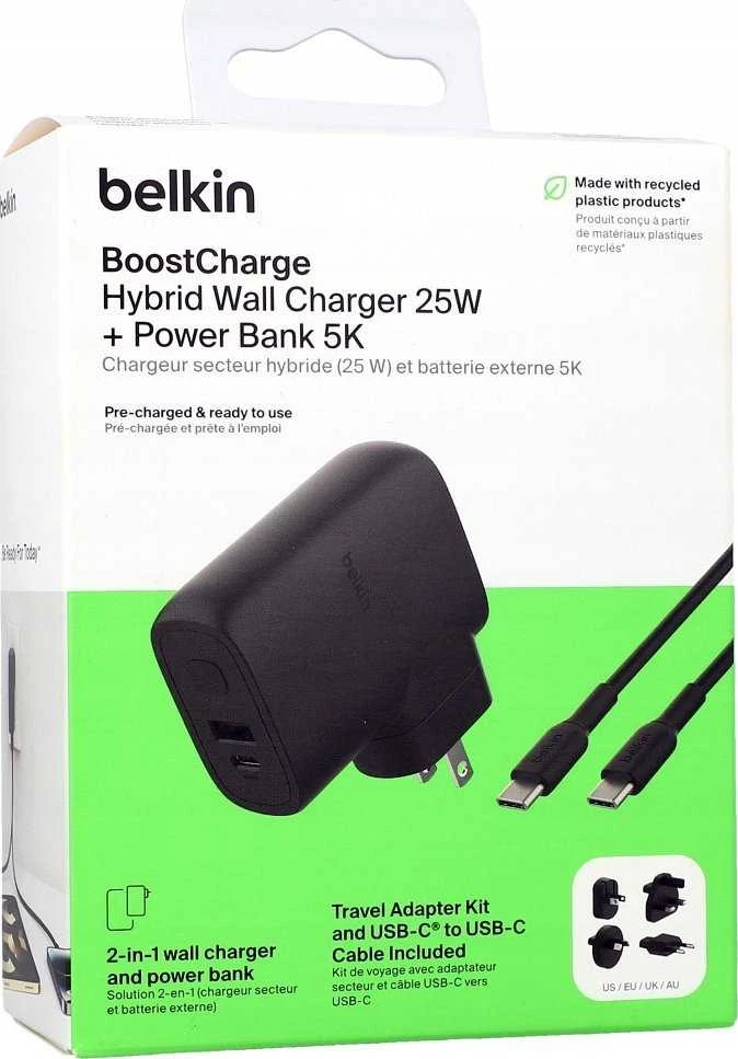 Mobilaus Telefono Įkroviklis - Belkin BPZ003BT1MBK B6 Universalus Greitas Įkrovimas