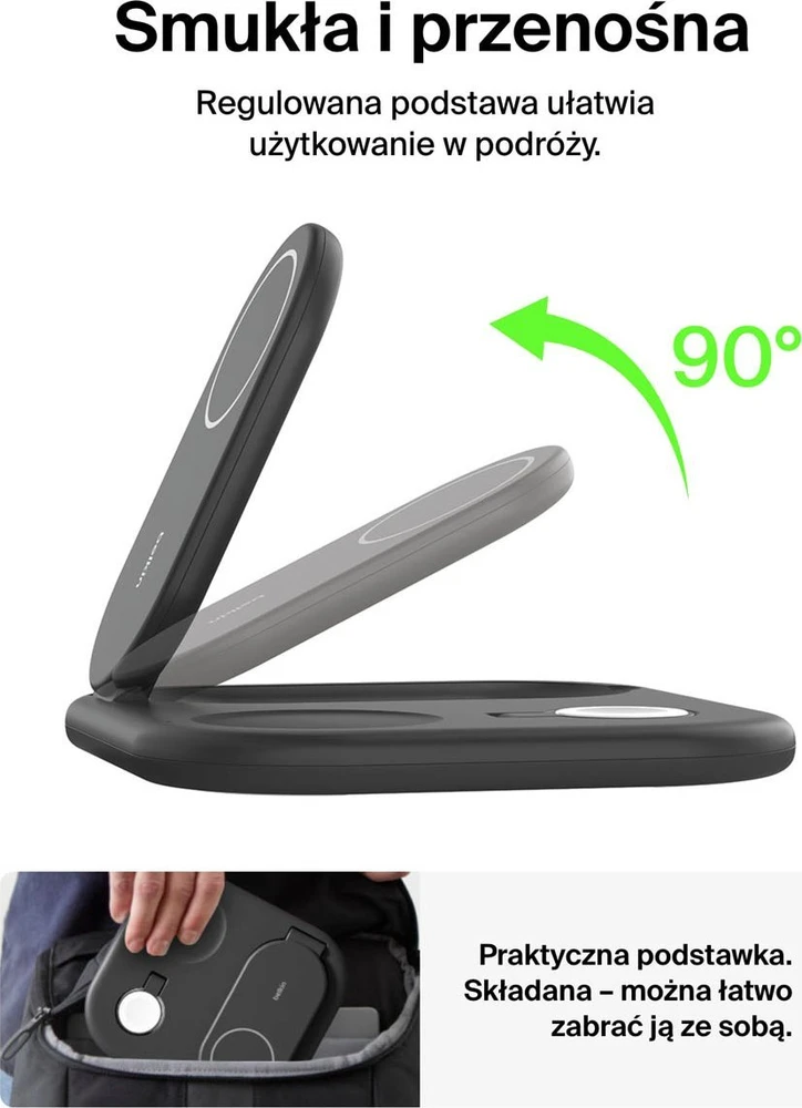 Belkin BoostCharge Headphones, Išmanusis telefonas, Išmanusis laikrodis Juodas USB Wireless charging Fast charging Indoor
