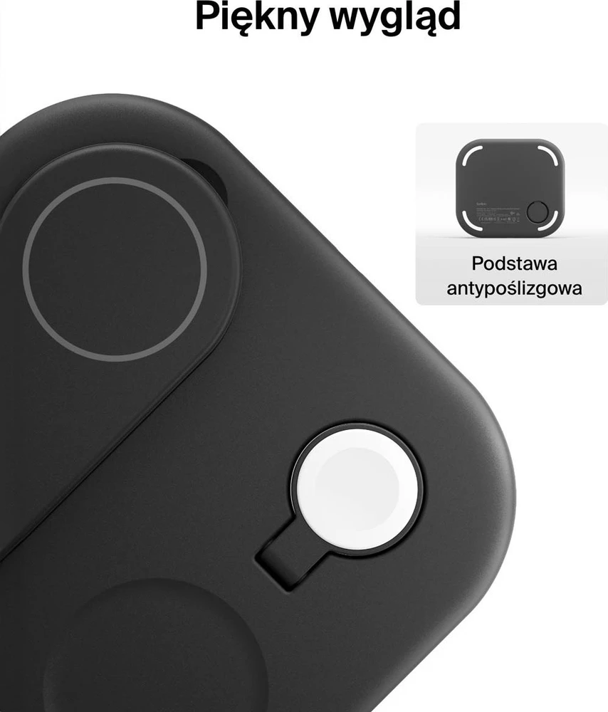Belkin BoostCharge Headphones, Išmanusis telefonas, Išmanusis laikrodis Juodas USB Wireless charging Fast charging Indoor