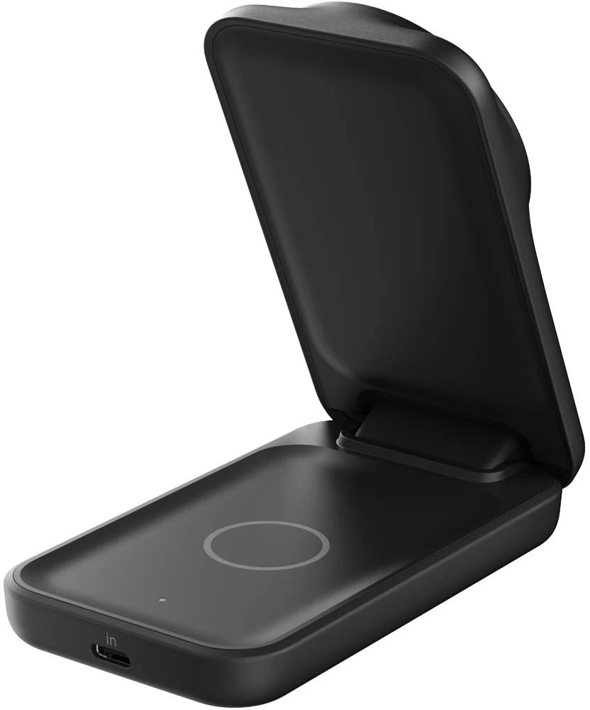 Belkin „UltraCharge“ 25 W Qi2 magnetinis 2 viename sulankstomas įkroviklis, juodas WIZ038kqBK