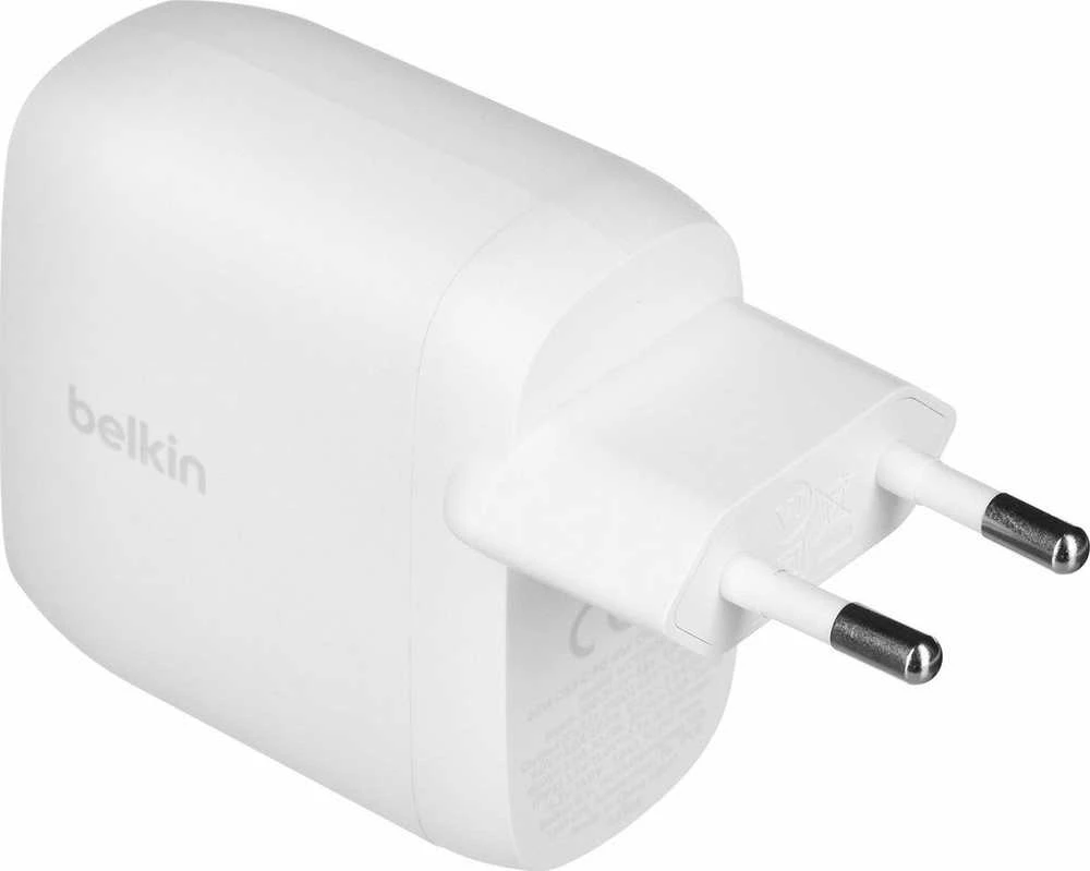 Belkin 60W, 2x USB-C PD PPS 30W, balta