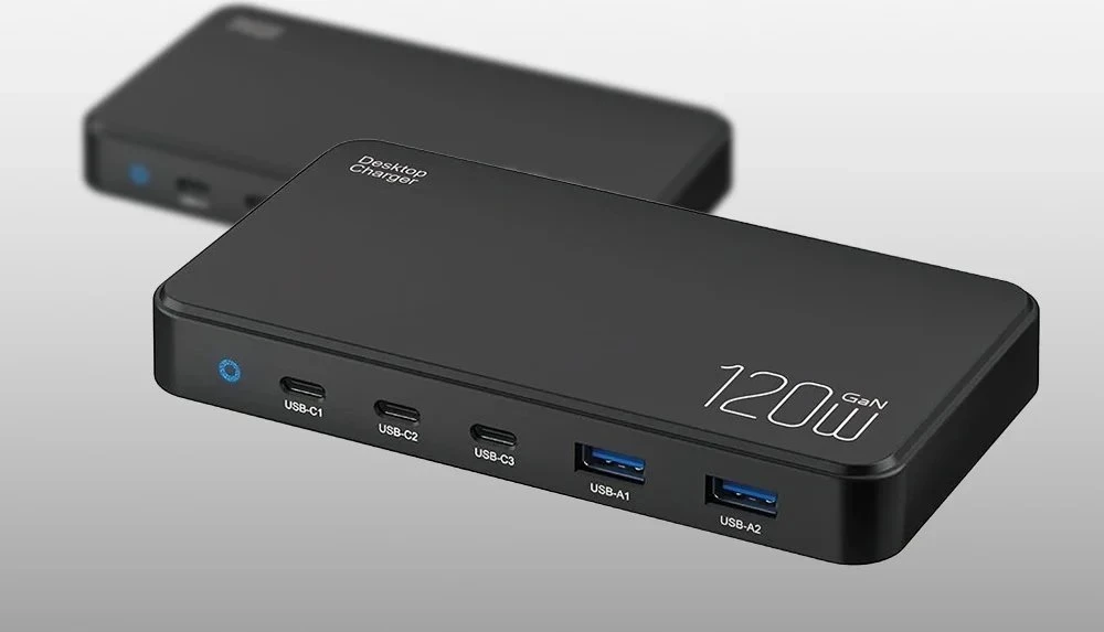 Įkrovimo stotis Blitzwolf BW-i100 5in1 120W