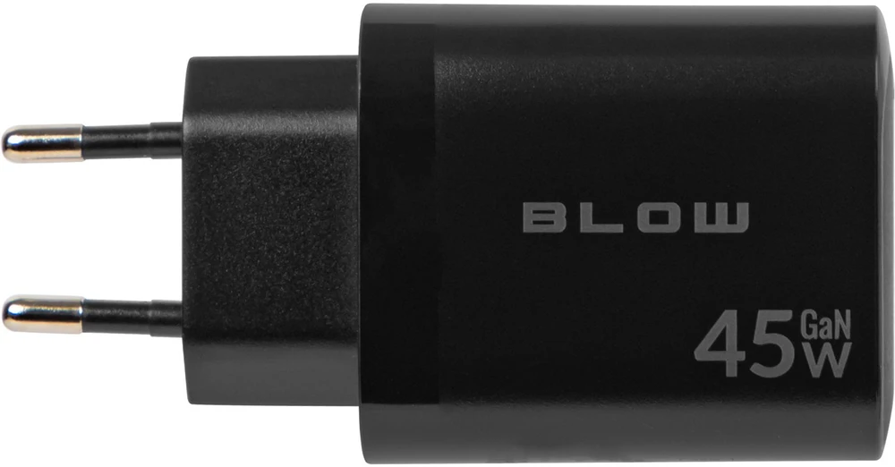 Blow Sieninis įkroviklis USB lizdas + USB-C PD 45W + laidas